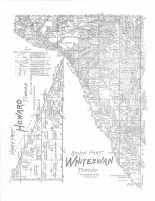 Howard Township - North,Whiteswan Township - South, Charles Mix County 1906 Uncolored and Incomplete